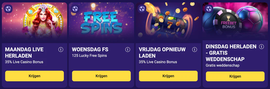 Actuele promoties en bonusaanbiedingen bij Chachabet Casino
