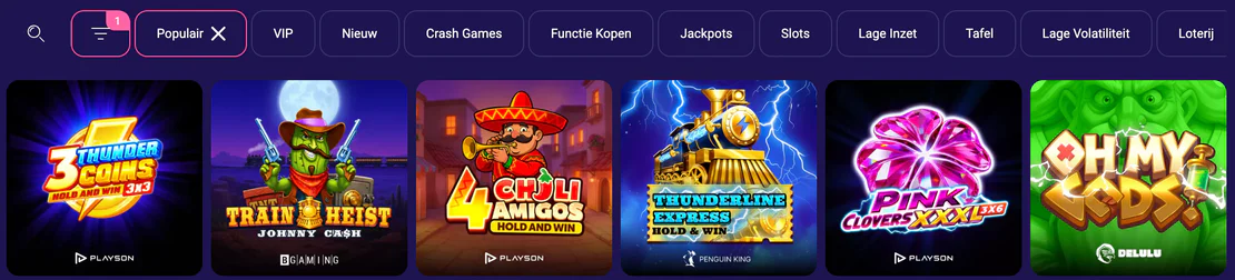 Online gokkasten en populaire slots bij Chachabet Casino
